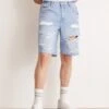 Pier One Shorts Di JeansBlue Denim Uomo Jeans PI922F05E-K12