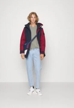 Pier One 5 PackMaglietta A Manica LungaBlack/Dark Blue/Stone Uomo T-shirt E Polo PI922O0RB-Q12