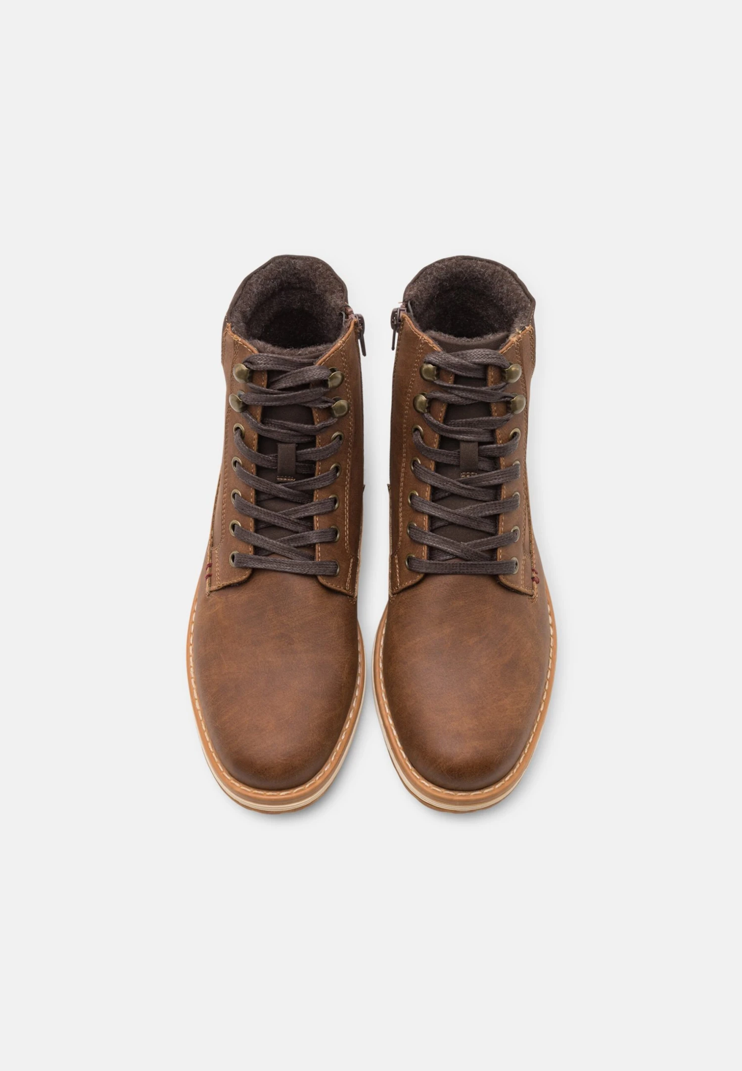 Pier One Stivaletti StringatiBrown Uomo Stivaletti/Stivali PI912K0B1-O11 - immagine 4