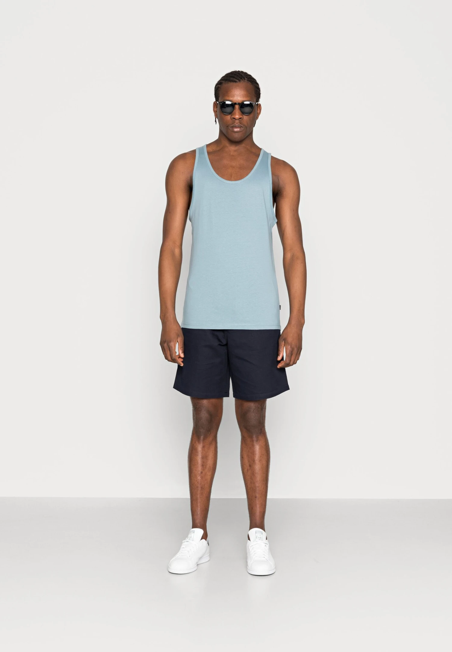 Pier One 3 PackTopGreen / White / Light Blue Uomo T-shirt E Polo PI922O0V8-M11