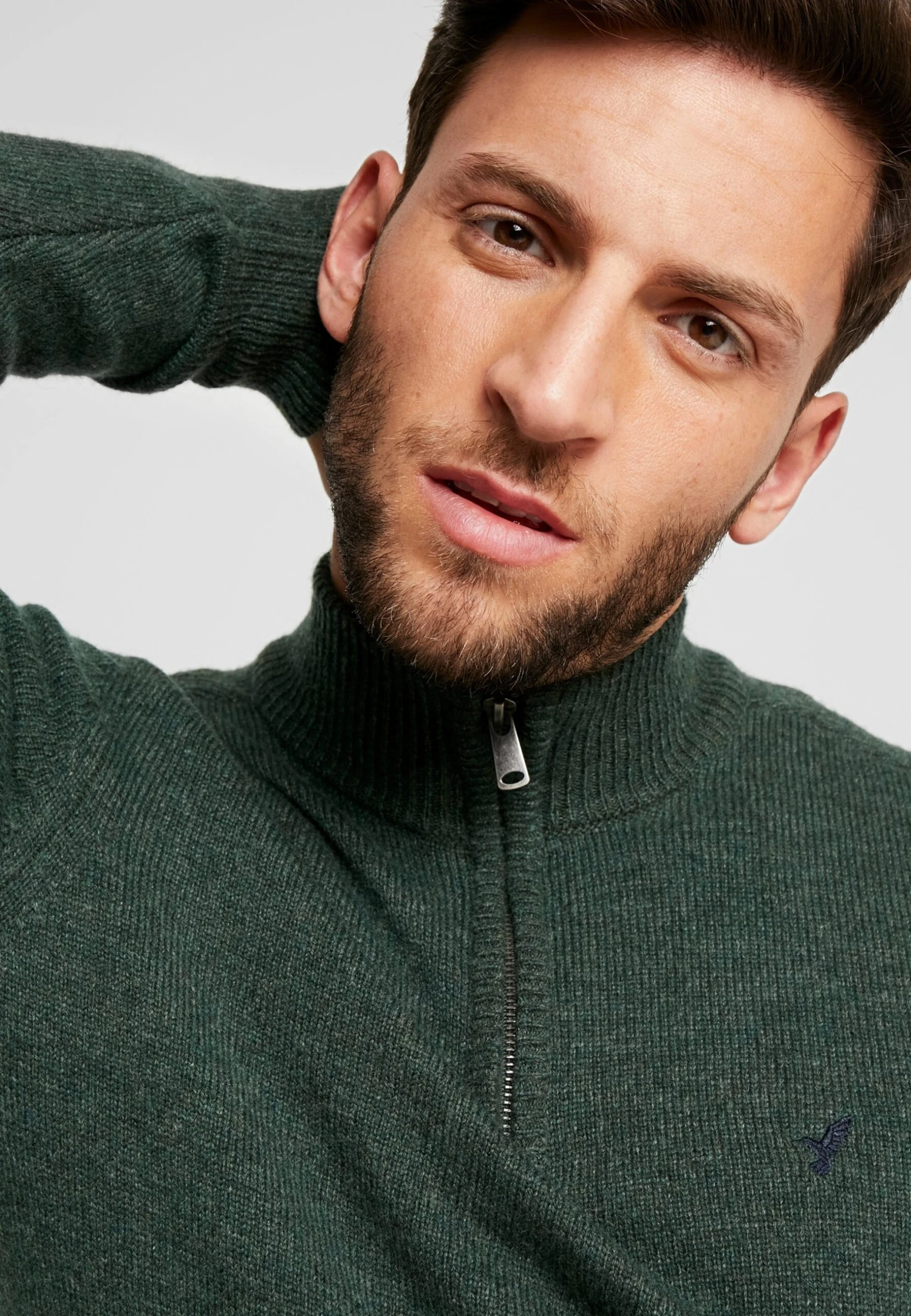 Pier One MaglioneMottled Dark Green Uomo Maglieria PI922Q04L-M11 - immagine 4