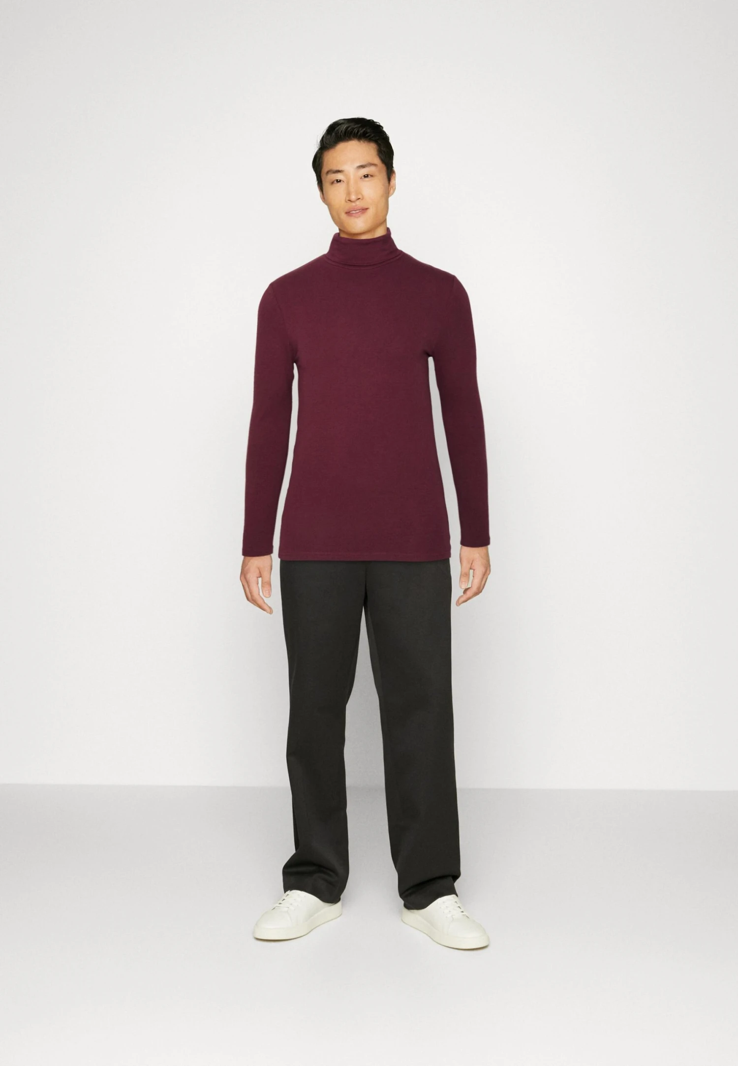 Pier One 2 PackMaglietta A Manica LungaBeige/Bordeaux Uomo T-shirt E Polo PI922O0KR-B11