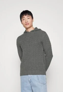 Pier One MaglioneMottled Grey Uomo Maglieria PI922Q0BK-C11