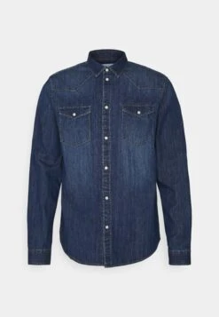 Pier One Denim - Camicia - Blue Denim