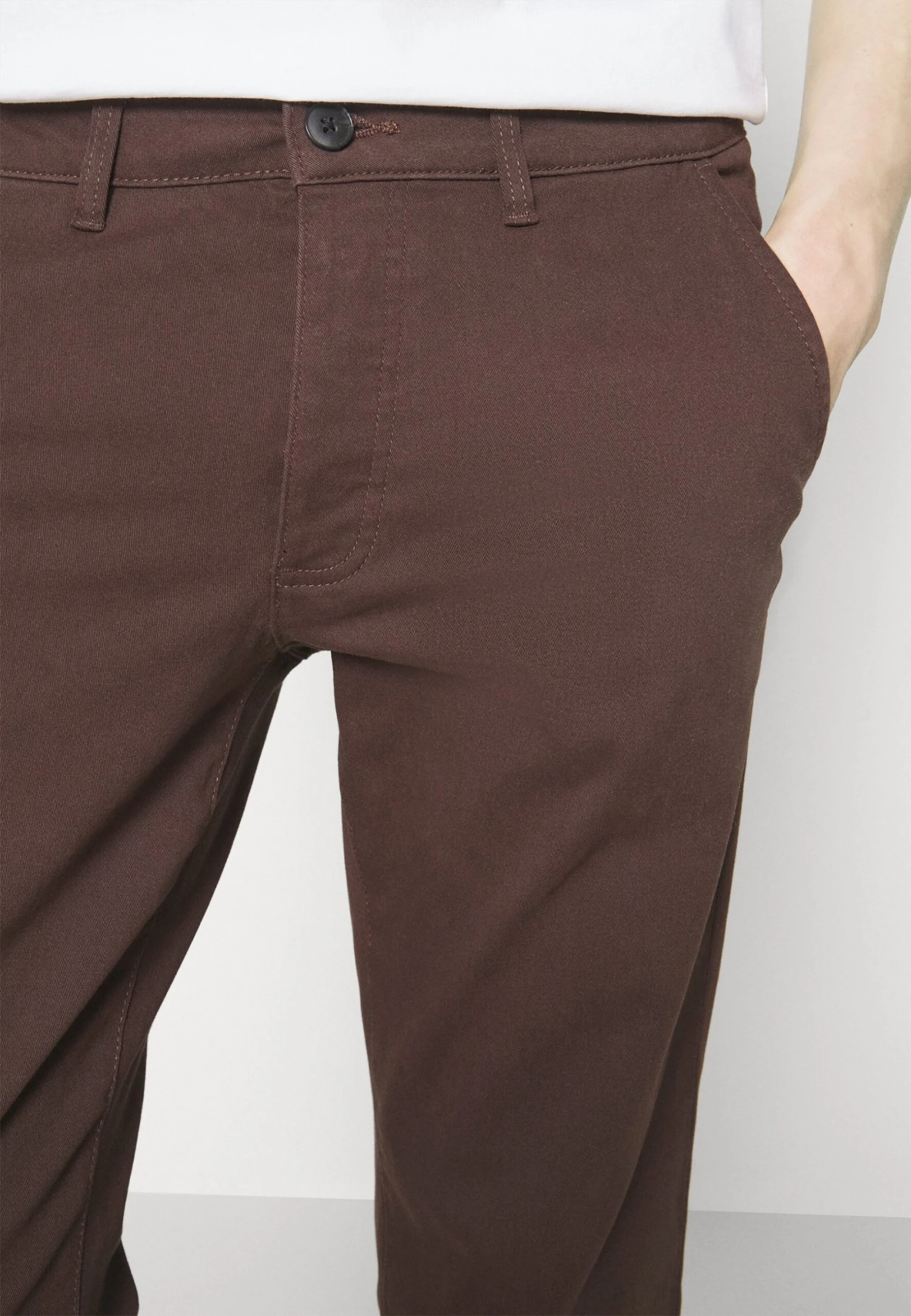 Pier One ChinoDark Brown Uomo Pantaloni PI922EA0O-O12 - immagine 5