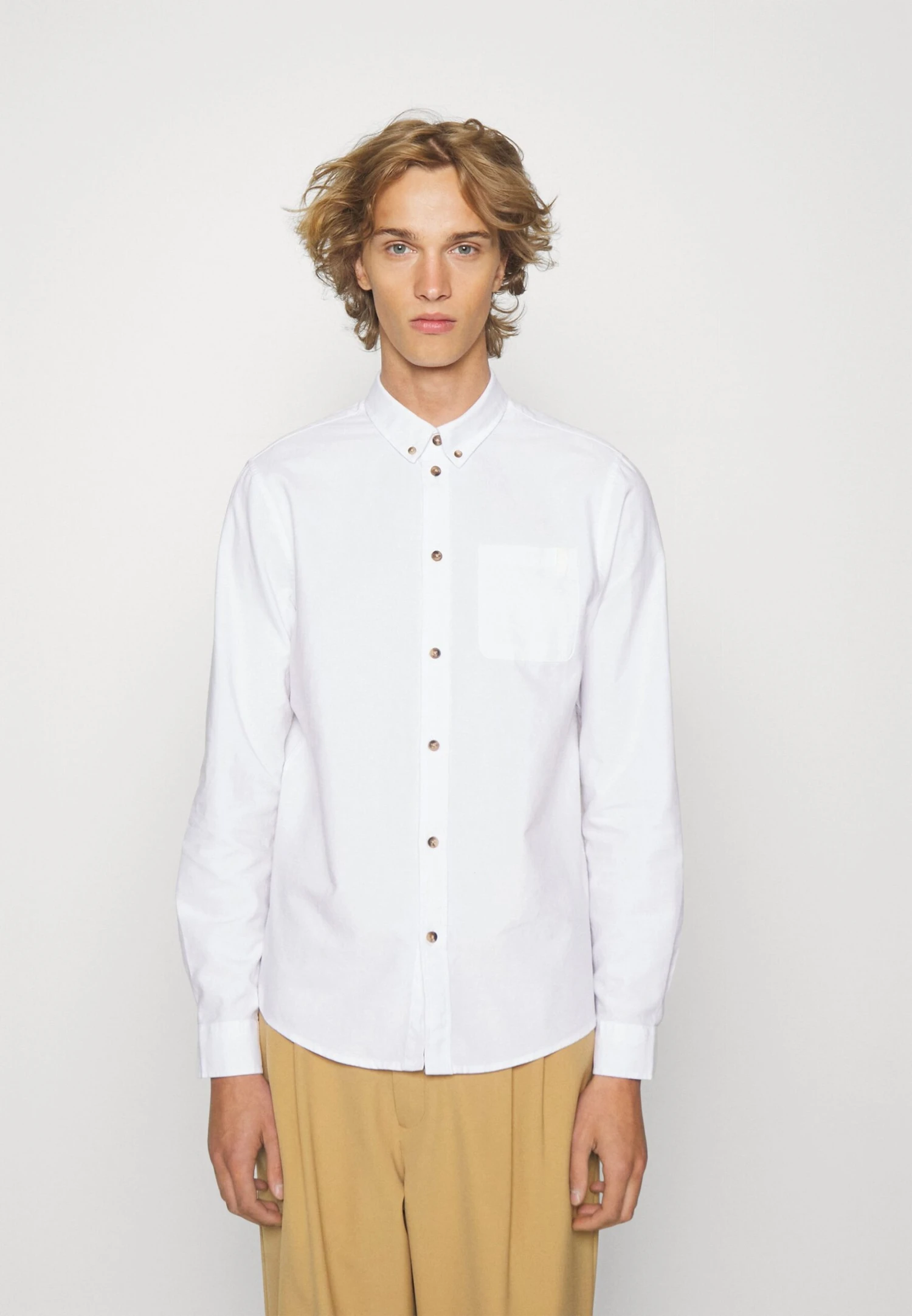 Pier One 2 Pack - Camicia - White/Light Blue - immagine 4