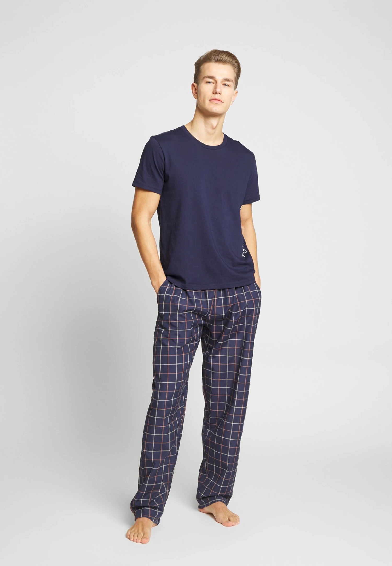 Pier One Pantaloni Del PigiamaDark Blue Uomo Per La Notte PI982L00E-K11 - immagine 2