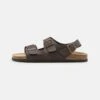 Pier One Unisex - Sandali - Dark Brown
