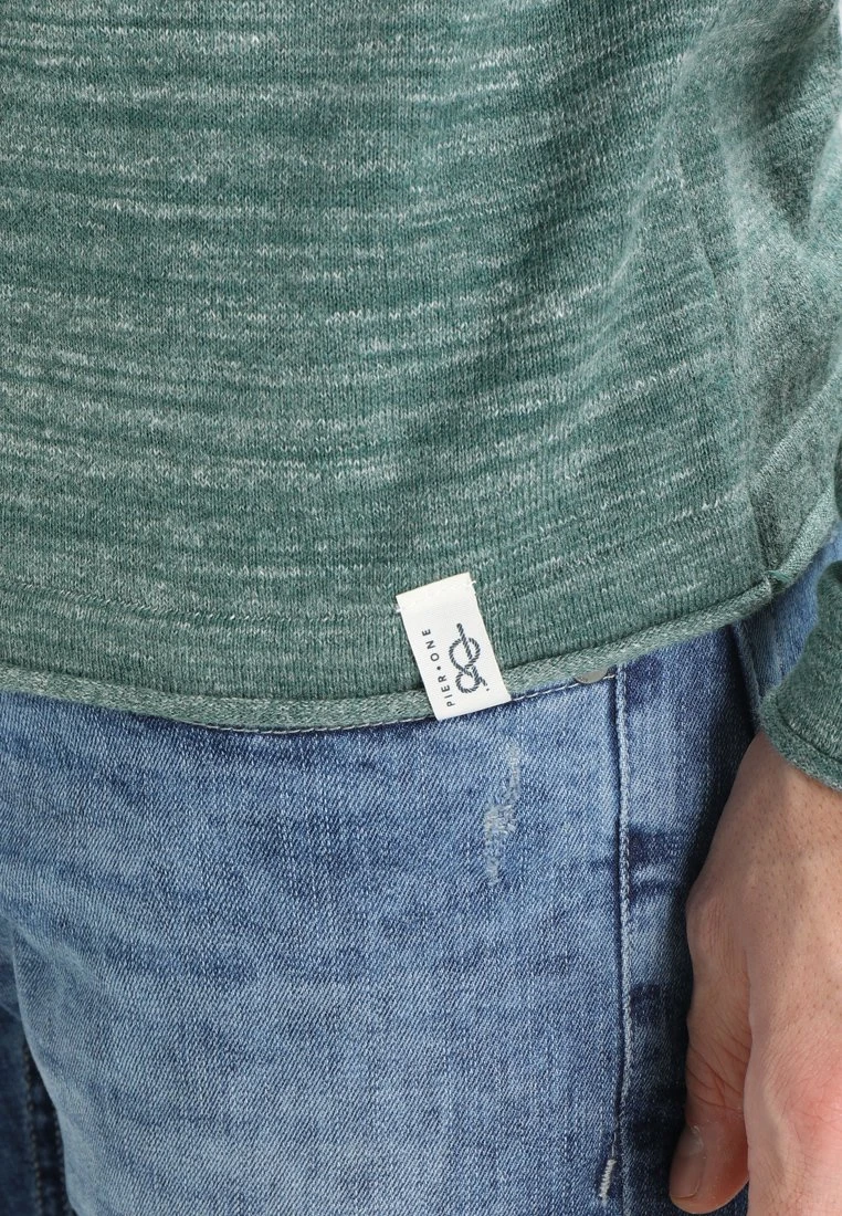 Pier One MaglioneMottled Green Uomo Maglieria PI922Q023-M11 - immagine 5