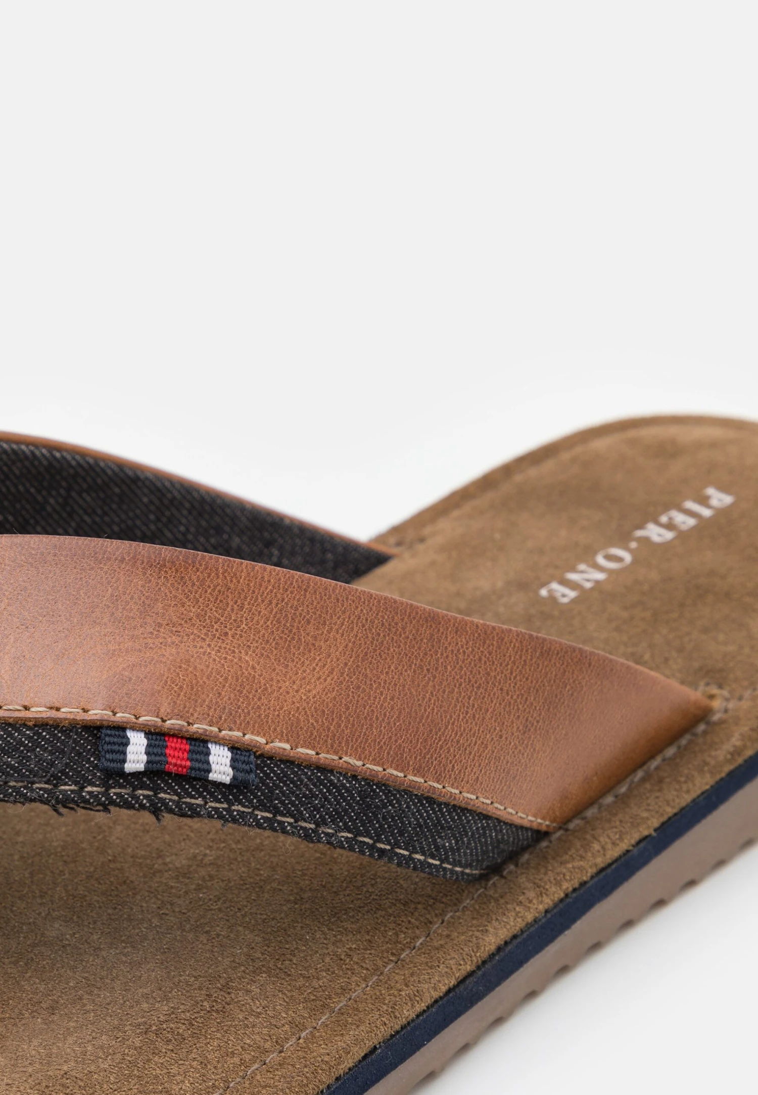 Pier One LeatherInfraditoCognac Uomo Scarpe Aperte PI912G01O-O11 - immagine 6