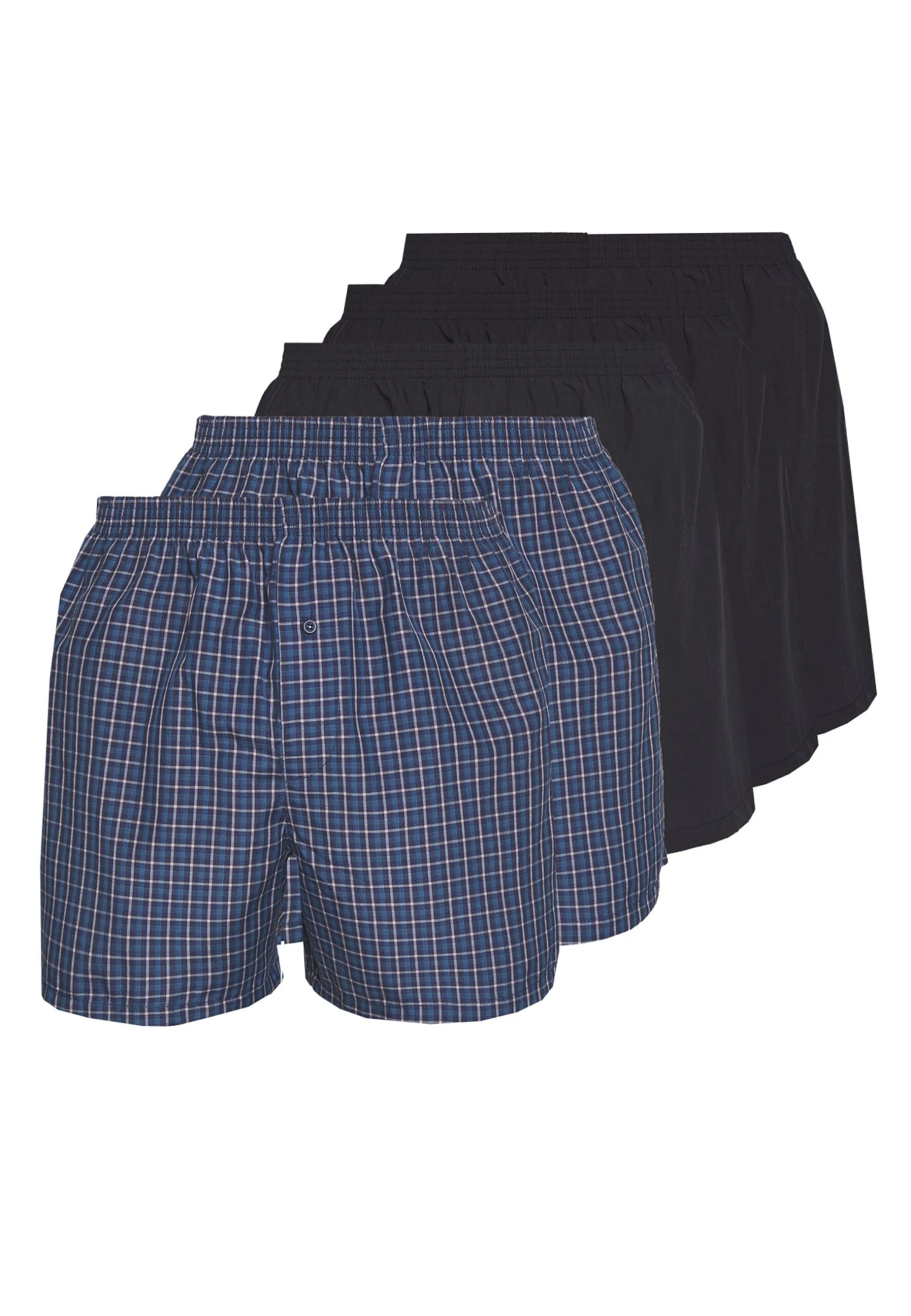 Pier One 5 Pack - Boxer- Dark Blue/Blue - immagine 5