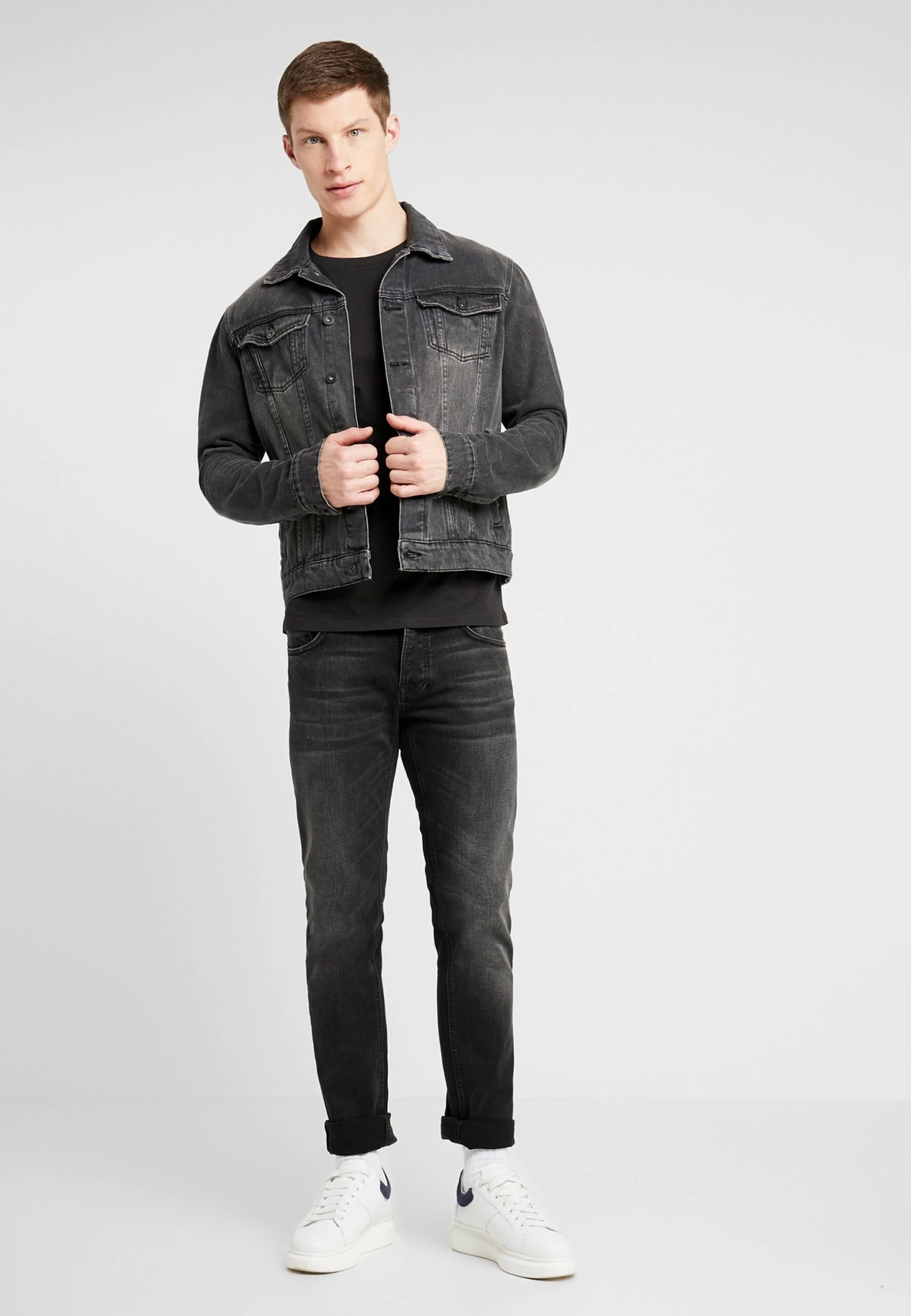 Pier One Maglietta A Manica LungaBlack Uomo T-shirt E Polo PI922O0GP-Q11 - immagine 2