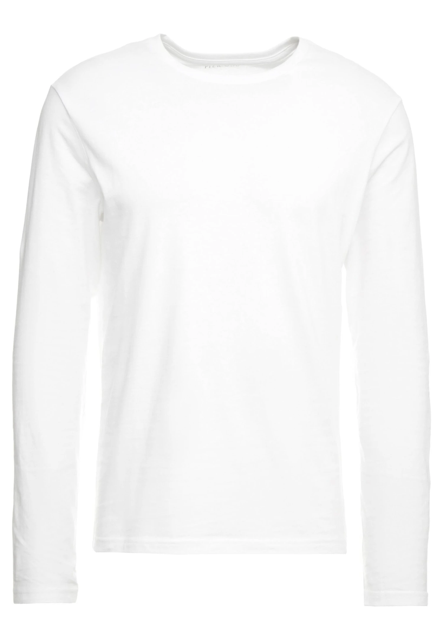 Pier One Maglietta A Manica LungaWhite Uomo T-shirt E Polo PI922O0GP-A11 - immagine 4