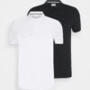 Pier One 2 Pack - Polo - White/Black