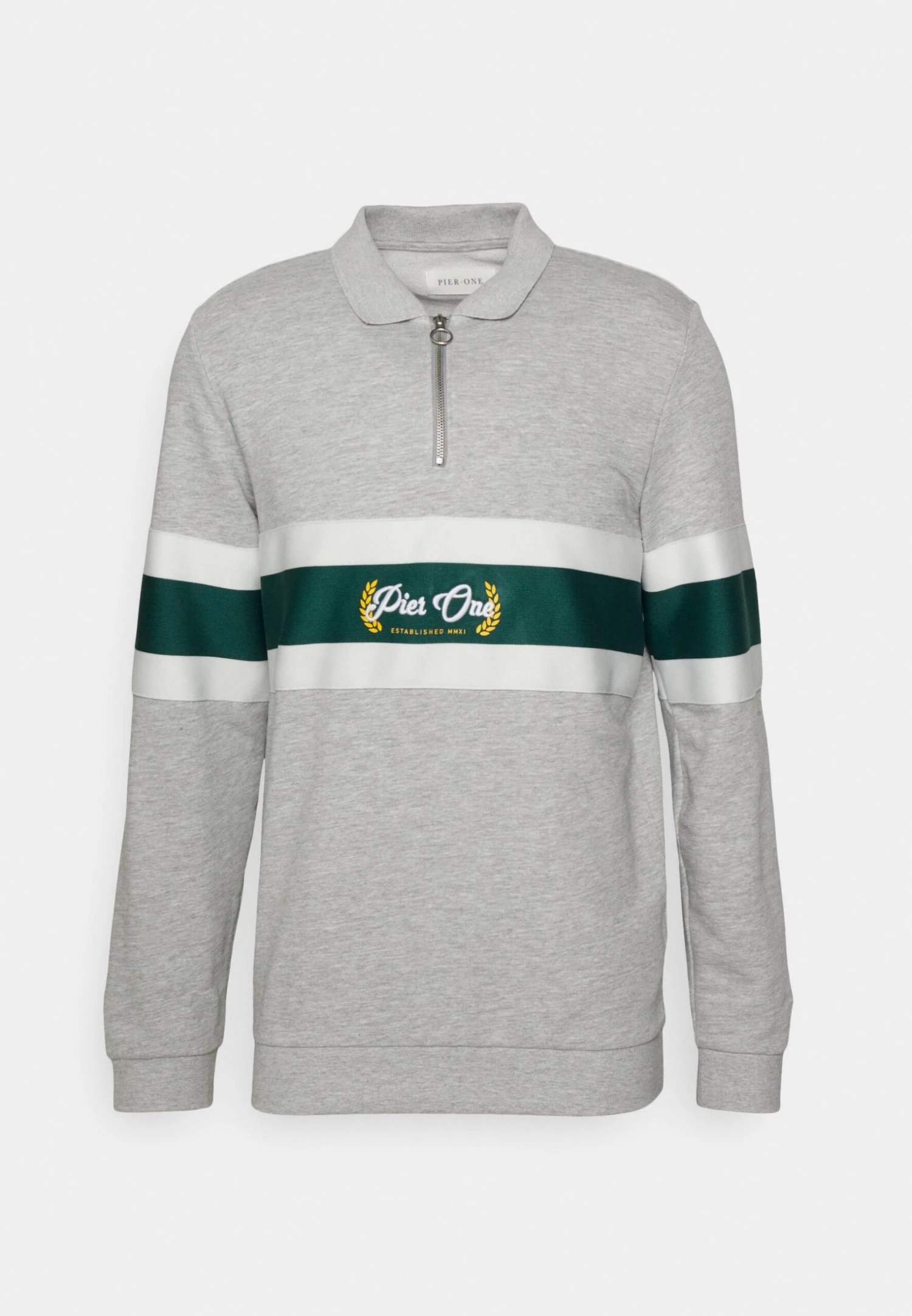 Pier One Felpa Light Grey Uomo Maglieria E Felpe PI922S0H9-C11 - immagine 5
