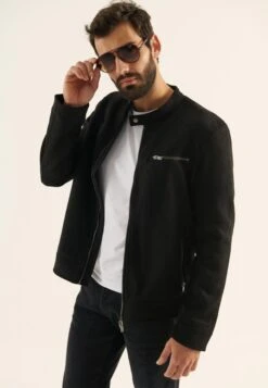 Pier One Giacca In SimilpelleBlack Uomo Giacche PI922T04S-Q11