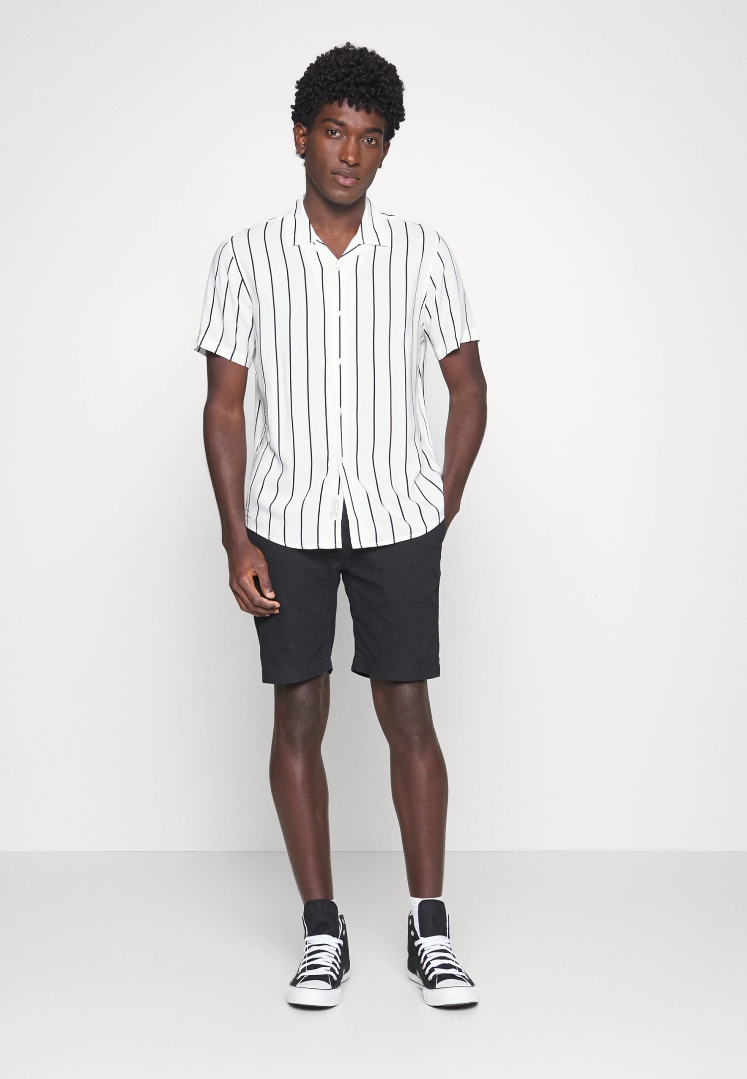 Pier One 2 PackCamiciaBlack/White Uomo Camicie PI922D0CS-Q11 - immagine 2