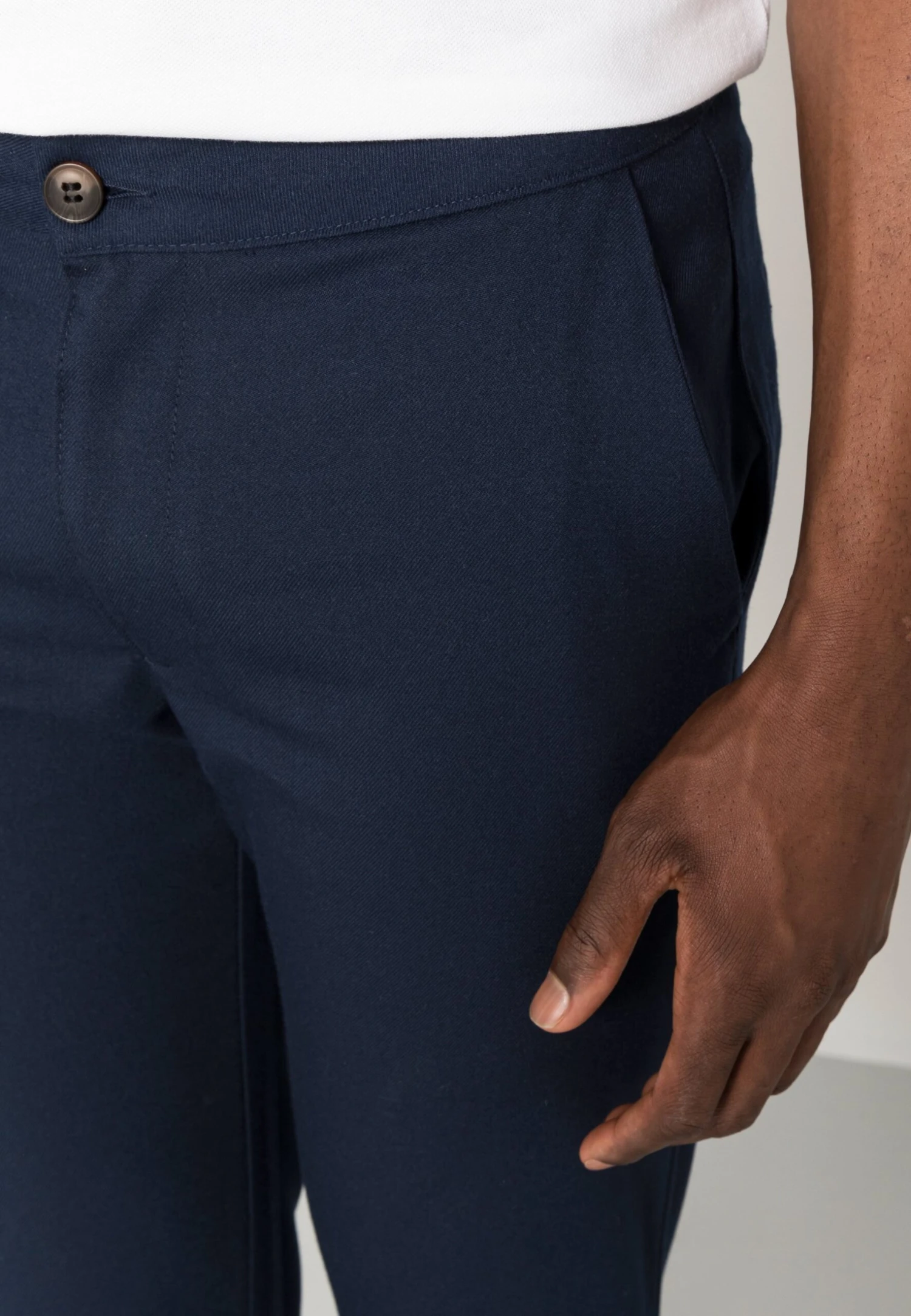 Pier One ChinoDark Blue Uomo Pantaloni PI922E04J-K11 - immagine 5