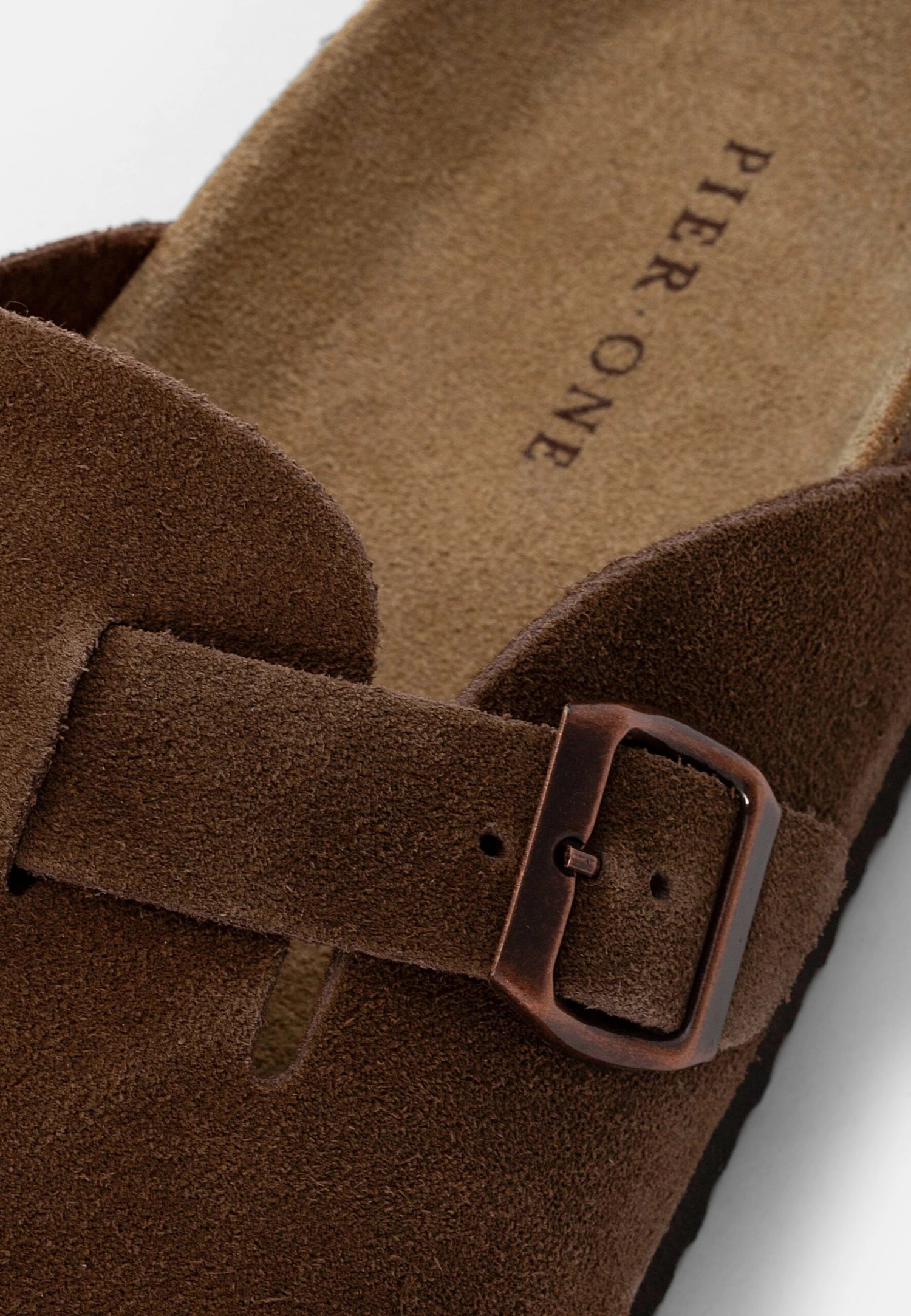 Pier One Leather Unisex - Pantofole - Brown - immagine 6