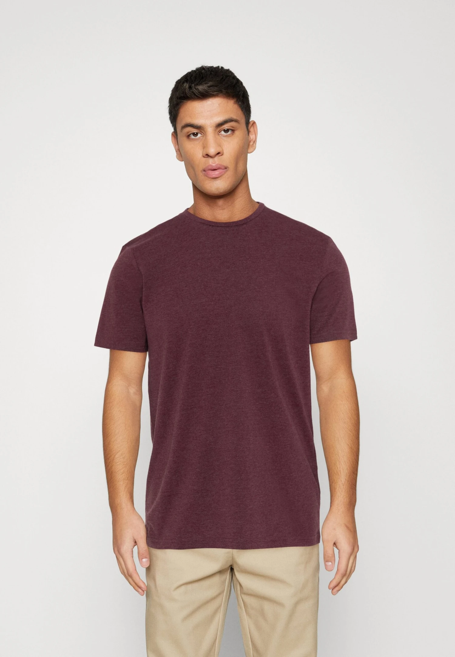 Pier One 7 PackT-Shirt BasicBlue/Mottled Bordeaux/White Uomo T-shirt E Polo PI922O0PY-K12 - immagine 7