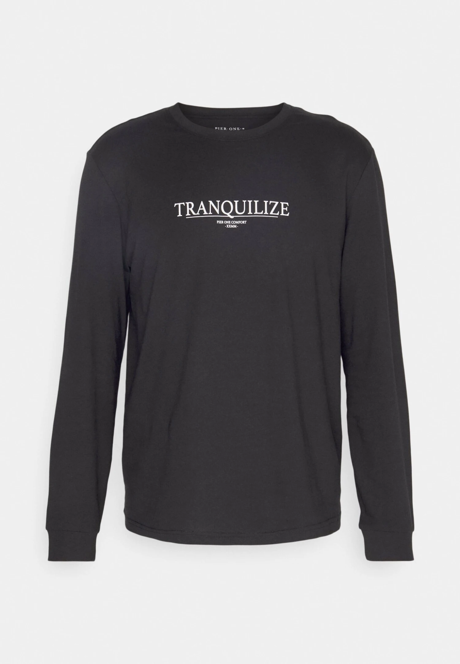 Pier One Maglia Del PigiamaBlack Uomo Per La Notte PI982N00D-Q11 - immagine 4