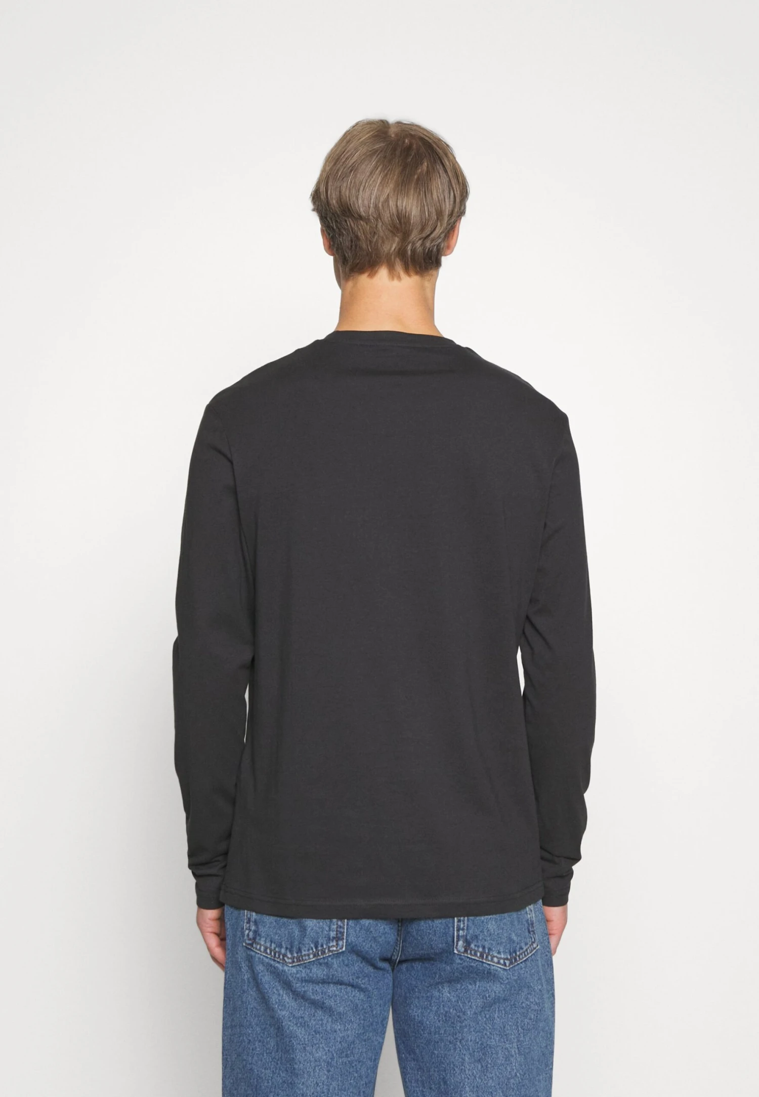 Pier One Maglietta A Manica LungaBlack Uomo T-shirt E Polo PI922O0UM-Q13 - immagine 3