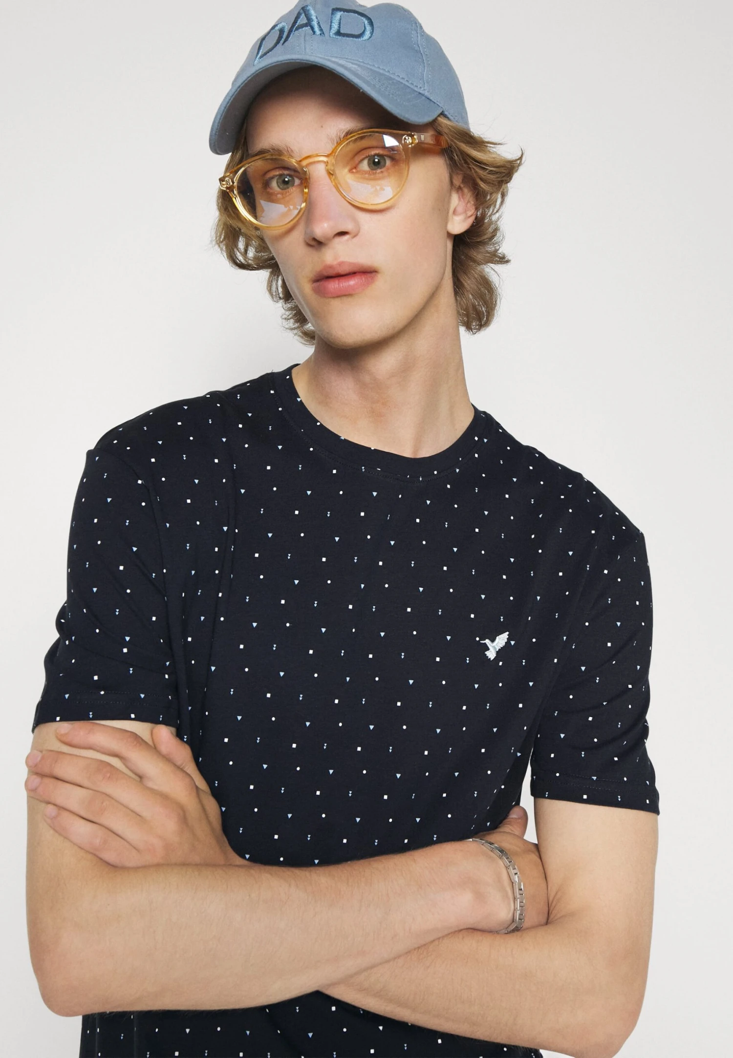 Pier One T-Shirt Con StampaDark Blue Uomo T-shirt E Polo PI922O0XZ-K11 - immagine 4