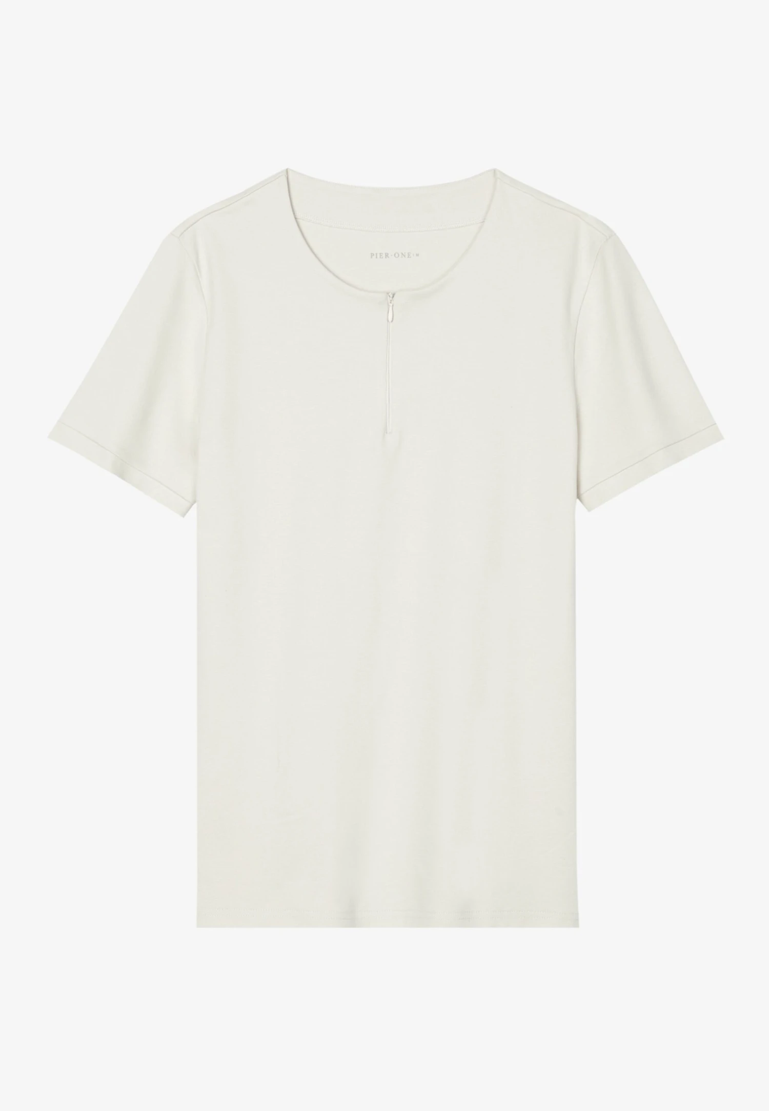 Pier One T-Shirt BasicOff-White Uomo T-shirt E Polo PI922O0YJ-A11 - immagine 5