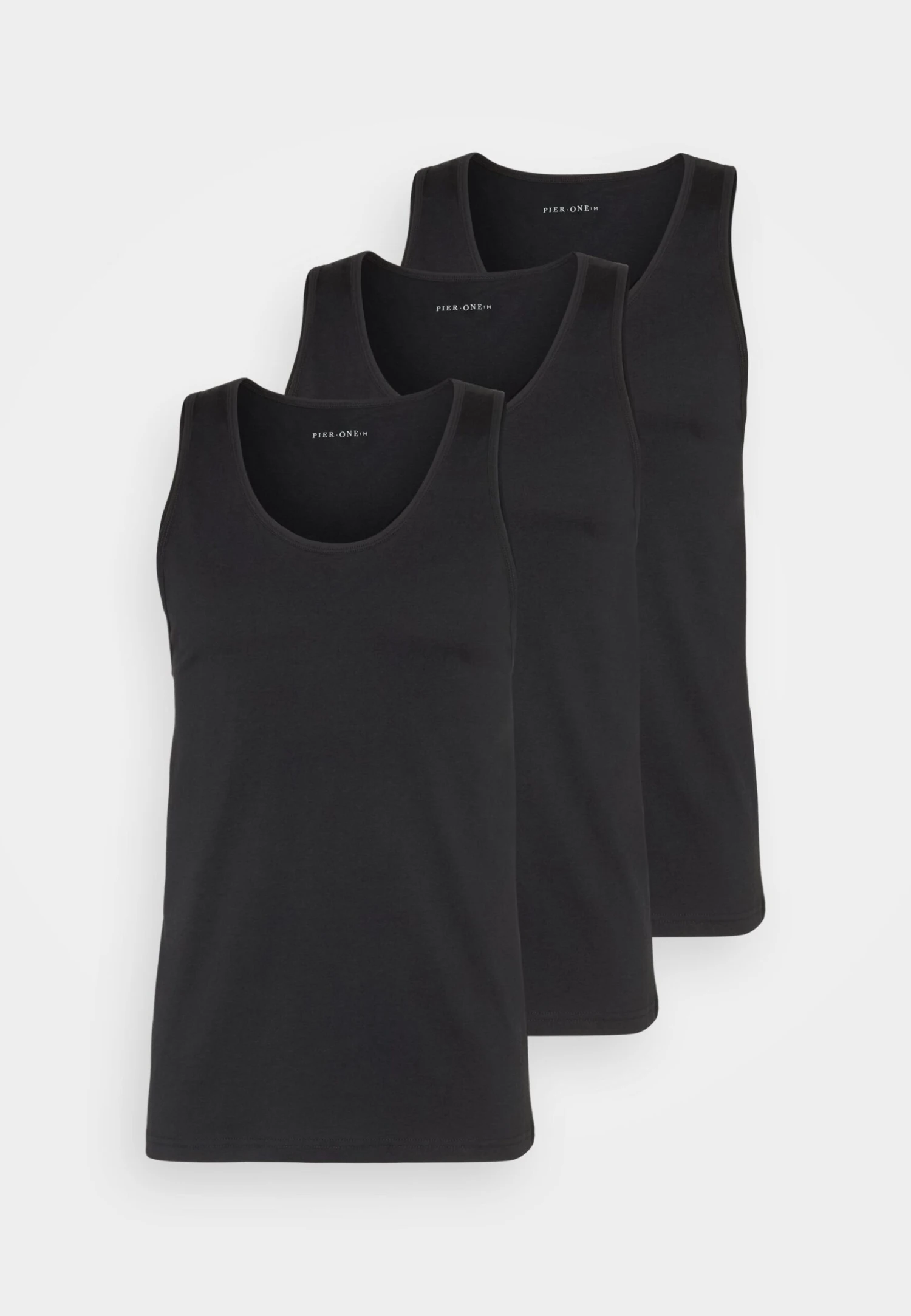 Pier One 3 PackTopBlack Uomo T-shirt E Polo PI922O0X4-Q11 - immagine 5