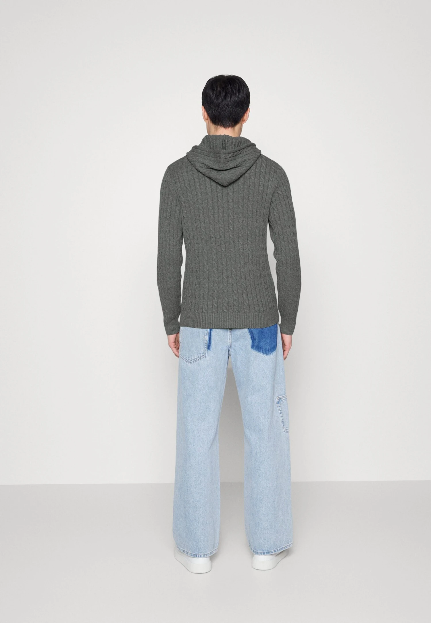 Pier One MaglioneMottled Grey Uomo Maglieria PI922Q0BK-C11 - immagine 4