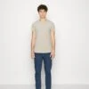 Pier One 3 PackT-Shirt BasicBrown/Beige/Light Blue Uomo T-shirt E Polo PI922O0GQ-O11