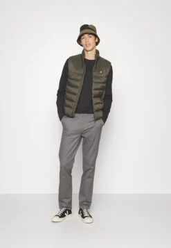 Pier One 5 PackMaglietta A Manica LungaWhite/Dark Green/Light Green/Black Uomo T-shirt E Polo PI922O0RB-A15