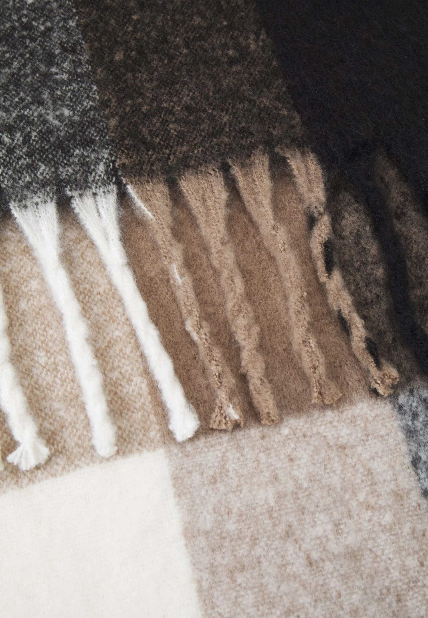 Pier One Unisex - Sciarpa - Black/Beige - immagine 3