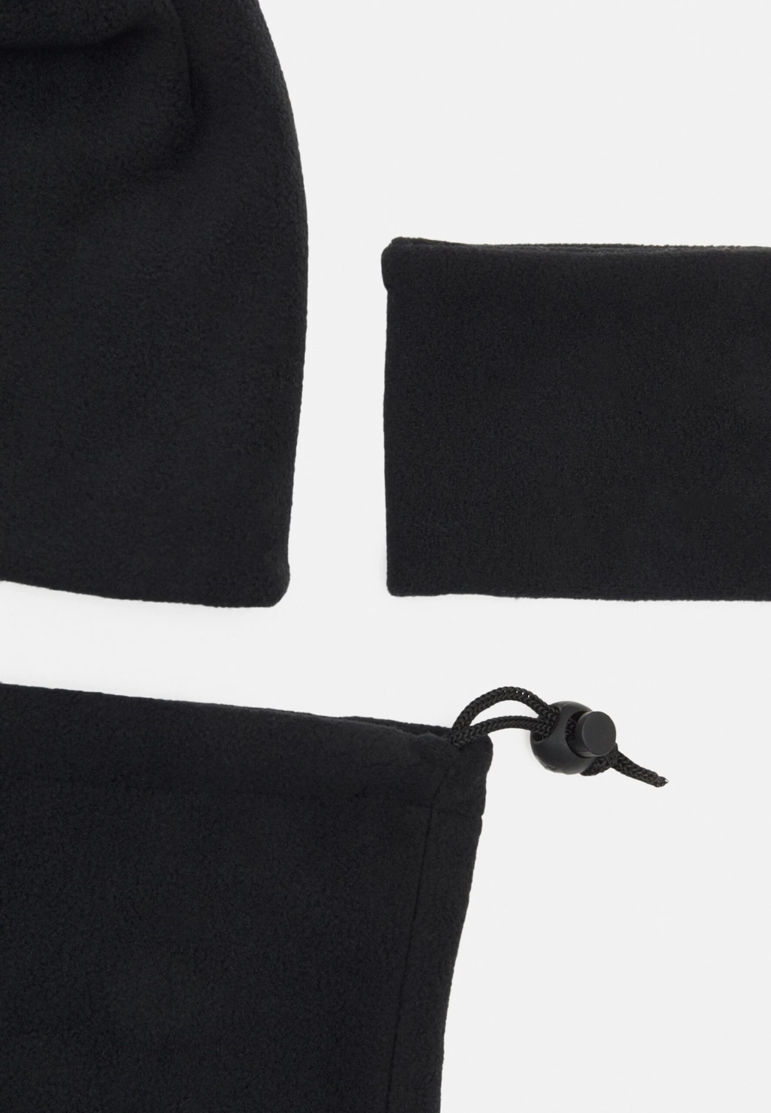 Pier One Fleece Unisex Set - Berretto - Black - immagine 5