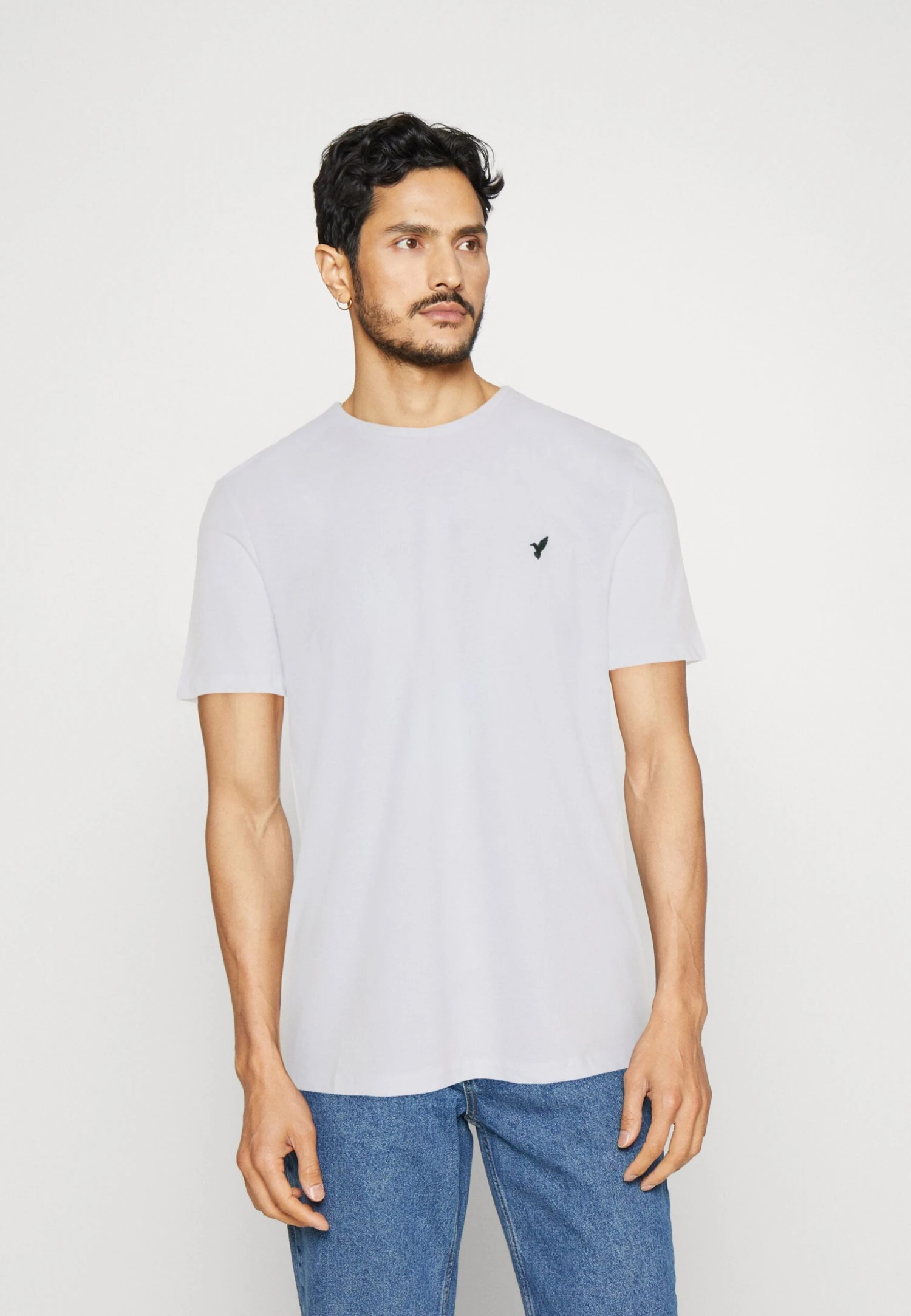 Pier One 5 PackT-Shirt BasicWhite/Ark Green/Blue Uomo T-shirt E Polo PI922O0TV-A14 - immagine 7