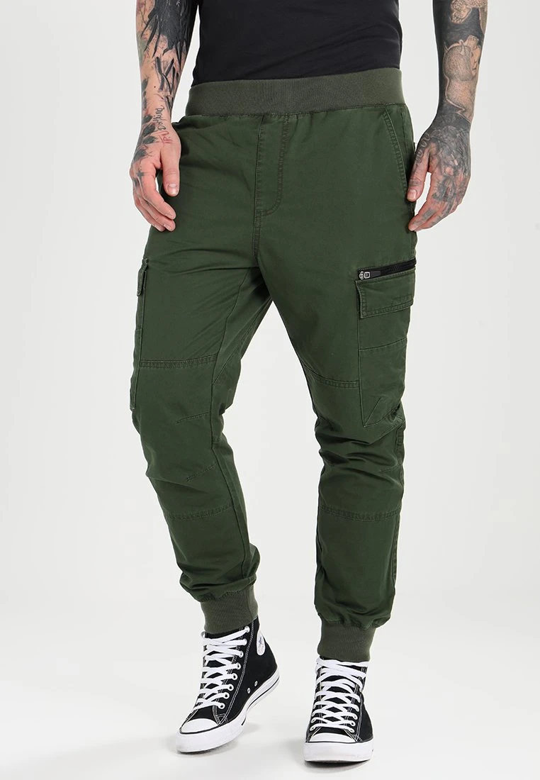 Pier One Pantaloni CargoDark Green Uomo Pantaloni YO122E01M-M11