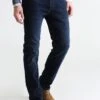 Pier One BasicJeans A SigarettaDark Blue Denim Uomo Jeans PI922GA0E-K12