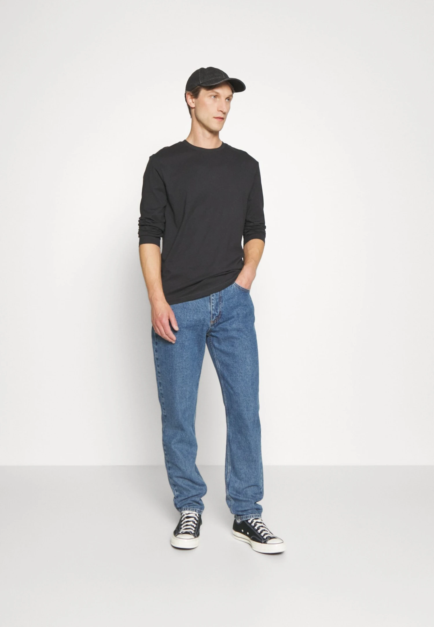 Pier One Maglietta A Manica LungaBlack Uomo T-shirt E Polo PI922O0UM-Q13 - immagine 2