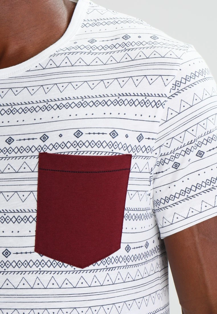 Pier One T-Shirt Con StampaWhite Uomo T-shirt E Polo PI922OA5K-A11 - immagine 4