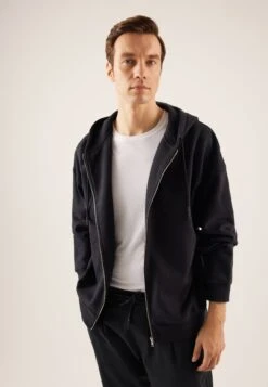 Pier One Felpa Con ZipBlack Uomo Maglieria E Felpe PI922S0HE-Q11