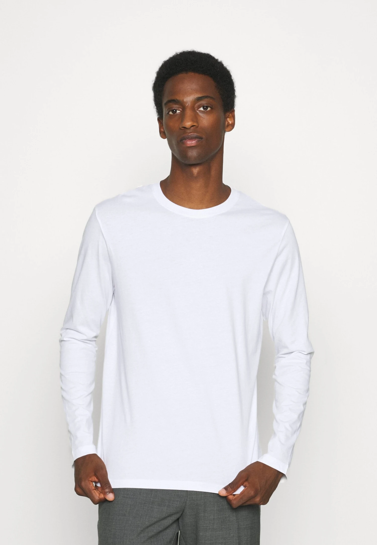 Pier One 5 PackMaglietta A Manica LungaDark Blue/Turquoise/White Uomo T-shirt E Polo PI922O0RB-K11 - immagine 4