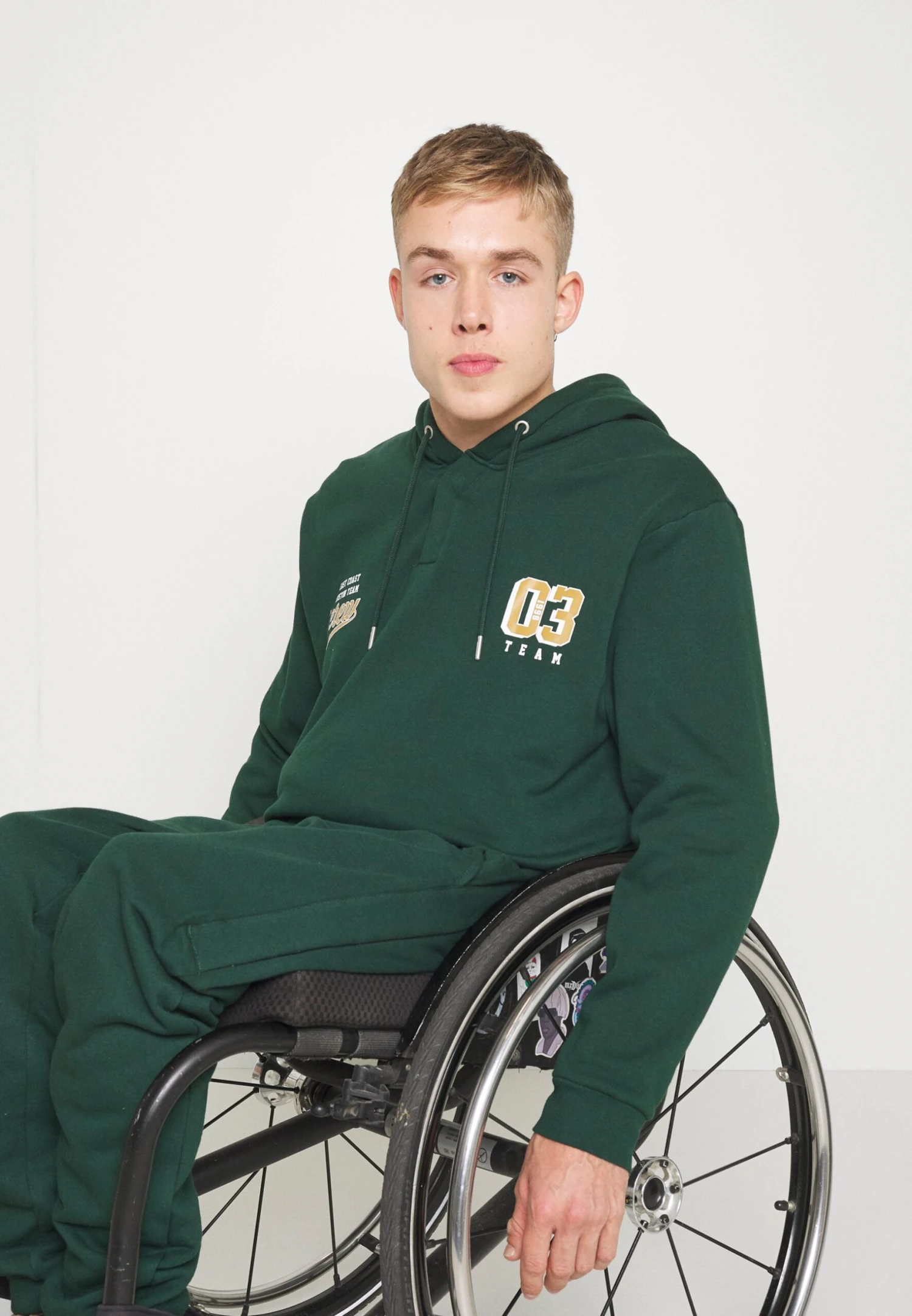 Pier One FelpaDark Green Uomo Maglieria E Felpe PI922S0FU-M11 - immagine 3