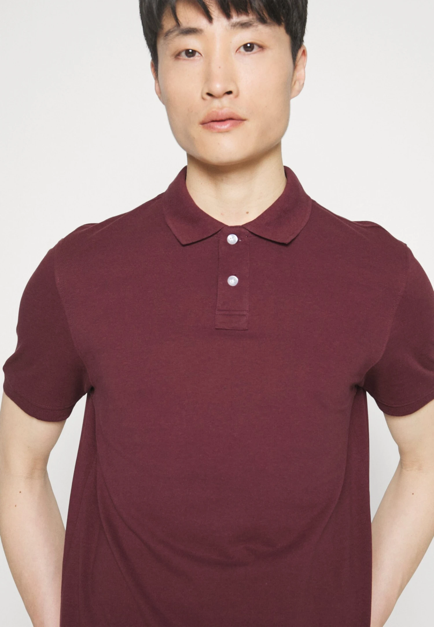 Pier One BasicPoloBordeaux Uomo T-shirt E Polo PI922P00F-G15 - immagine 6