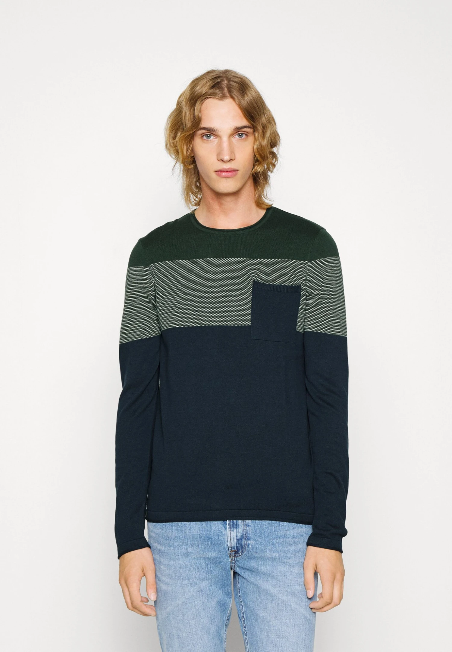 Pier One Maglione - Green/Blue