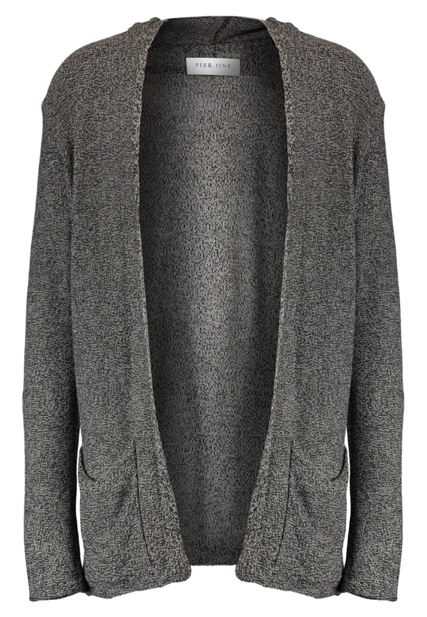 Pier One CardiganLight Grey/Black Uomo Maglieria PI922Q07T-C11 - immagine 5