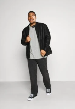 Pier One 5 PackT-Shirt BasicKhaki/Grey/Dark Blue Uomo T-shirt E Polo PI922O0R0-N11