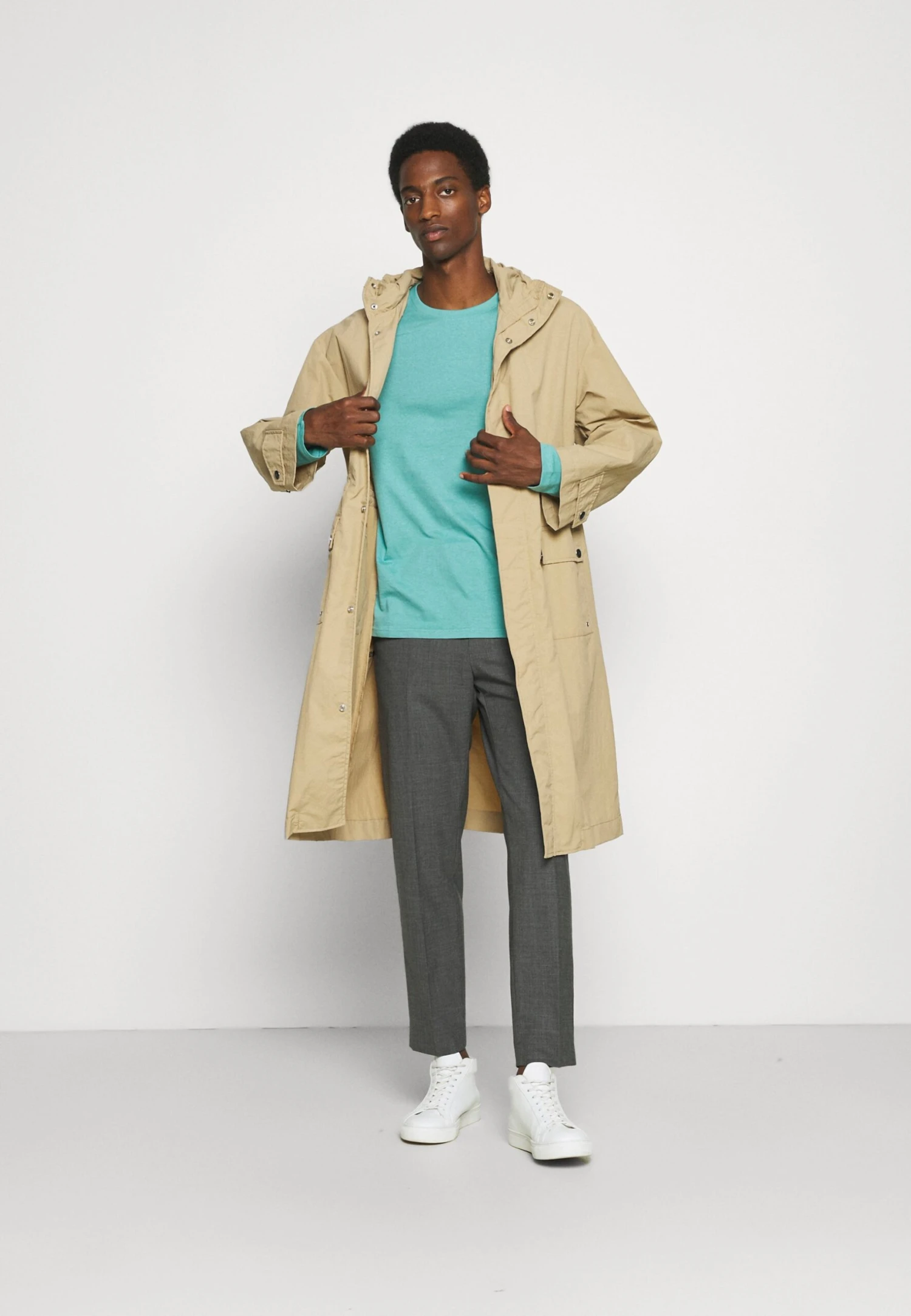 Pier One 5 PackMaglietta A Manica LungaDark Blue/Turquoise/White Uomo T-shirt E Polo PI922O0RB-K11