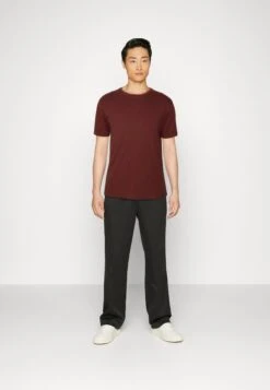 Pier One 7 PackT-Shirt BasicBlack/Dark Blue/Dark Green Uomo T-shirt E Polo PI922O0PY-Q14