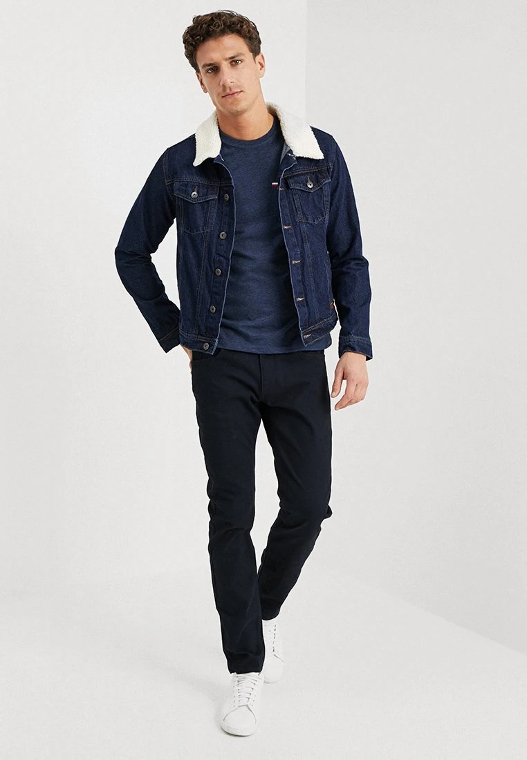 Pier One T-Shirt BasicMottled Dark Blue Uomo T-shirt E Polo PI922O05G-K11 - immagine 2