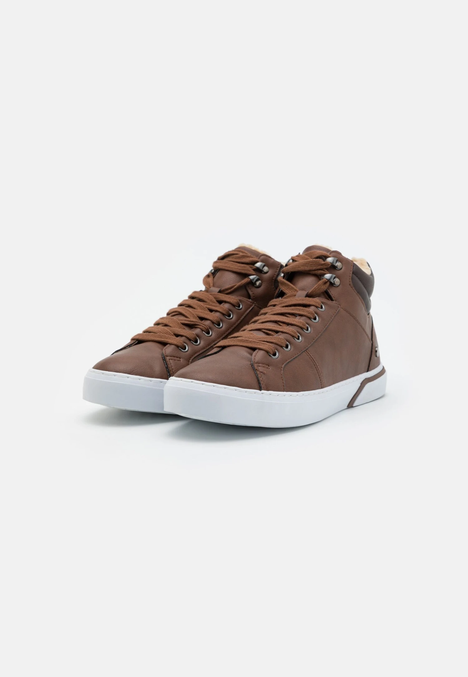 Pier One Unisex - Sneakers Alte - Cognac - immagine 2